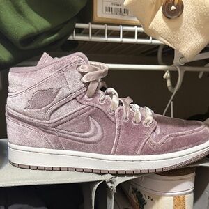 Nike Jordan’s Women's Velvet Sneakers - Soft Purple
